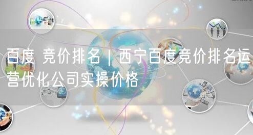 百度 竞价排名｜西宁百度竞价排名运营优化公司实操价格