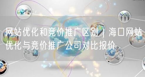 网站优化和竞价推广区别｜海口网站优化与竞价推广公司对比报价