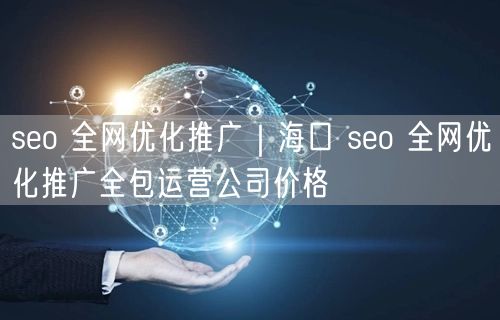 seo 全网优化推广｜海口 seo 全网优化推广全包运营公司价格