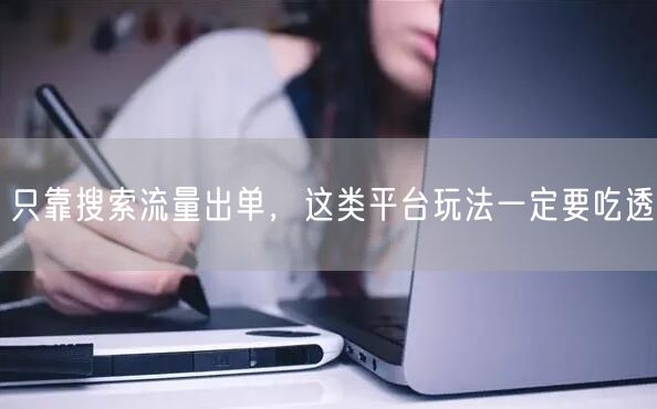 只靠搜索流量出单，这类平台玩法一定要吃透