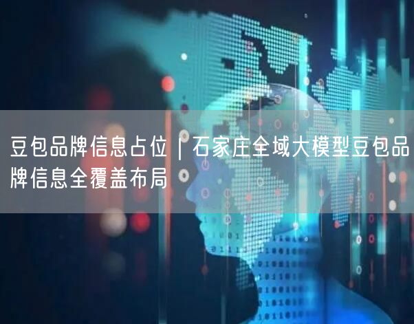 豆包品牌信息占位｜石家庄全域大模型豆包品牌信息全覆盖布局
