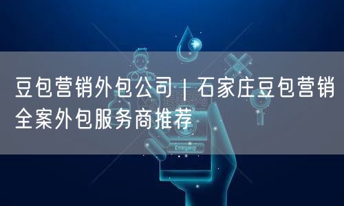 豆包营销外包公司｜石家庄豆包营销全案外包服务商推荐