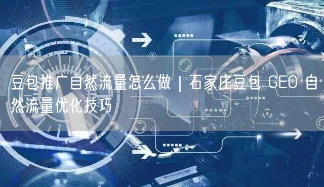 豆包推广自然流量怎么做｜石家庄豆包 GEO 自然流量优化技巧