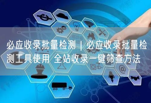 必应收录批量检测全攻略：工具+技巧，全站筛查一步到位